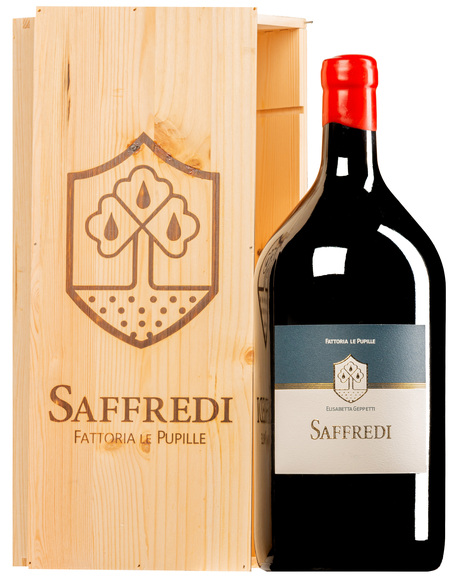 Saffredi Rosso Toscana IGT 2022 Double MAGNUM In OWC Superiore De